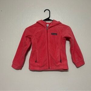 Columbia Girls’ 6X Pink Fleece Hoodie